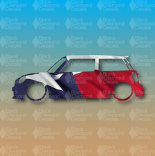 Mini Cooper Texas State Flag