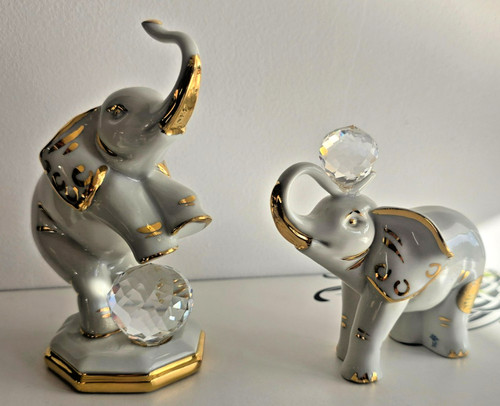 Vintage capodimonte elephant - capodimonte,