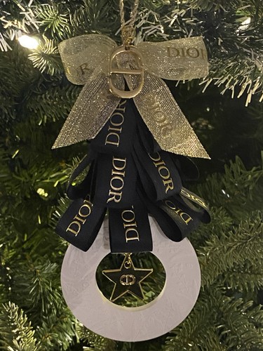 Dior holiday ornament gold - dior,