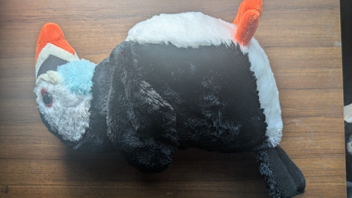 Ravensden rainbow puffin plush - ravensden,