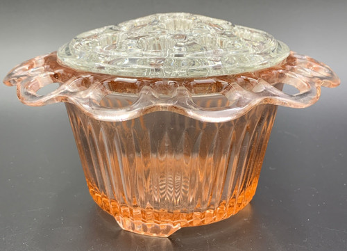 Anchor hocking glass - anchor, old