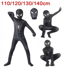 Kids Boys Black Spiderman