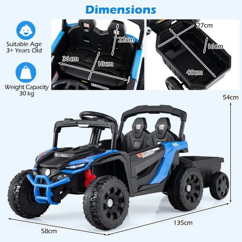 Tractor 12v battery powered - tractor,