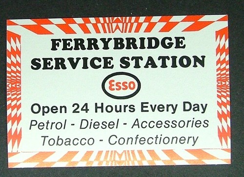 Matchbox label esso - label,