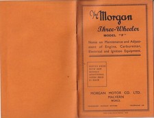 MORGAN THREE WHEELER MODEL F