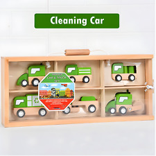 6Pcs Wooden Car Toys Set