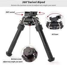 V8 Tactical Hunting Rifle Bipod 360° Swivel Bipod for Outdoor Shooting Range