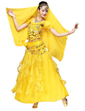 Festival Belly Dance Costume Bollywood Party Fancy Carnival Dancer Outfit