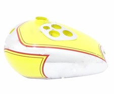 Yellow Painted Chrome Plated Petrol Gas Fuel Tank For Triumph Tiger T80 GEc