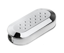 For Genuine Fiat 500 Remote Key Fob Shell Cover Silver