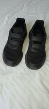 Boys ADIDAS TENSAUR SPORT 2.0 trainers, Black, Hook &Loop, UK size 5