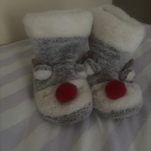 Reindeer slippers - reindeer,