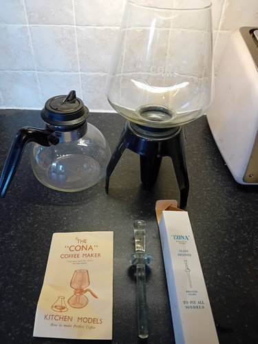 Vintage cona coffee - cona, maker