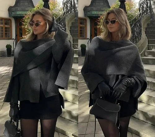 Zara grey wool - grey, blend