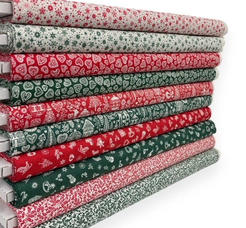 Scandi christmas fabric - scandi,