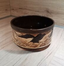 Beautiful Bretby Pottery Brown Oriental Planter/jardiniere