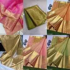 Women's Banàrasi Tissue Silk Saree with Running blouse piece