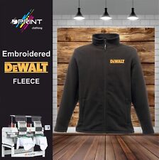 DeWalt MENS REGATTA FULL ZIP MICRO FLEECE Jacket TOP Warm Embroidered