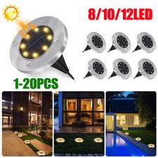 20PCS LED Solar Ground Lights