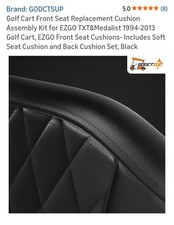 Golf Cart Front Seat