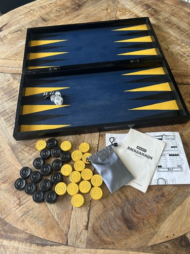 Large vintage backgammon - vintage,
