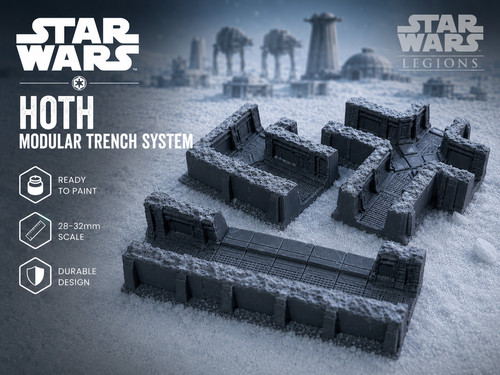 Star wars legion hoth modular - wars,