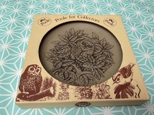 Poole Pottery Collectors Plaque – Owl Design, Boxed, 5"