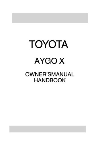 2026 toyota aygo owners - 2026, x