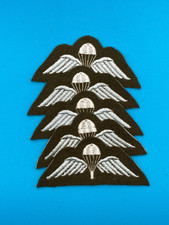 Khaki Parachute Wings Badge Pack of 5