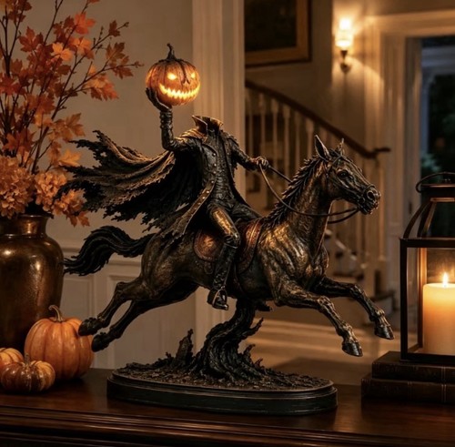 Lighted headless horseman - lighted,