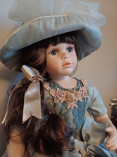 Beautiful porcelain doll - , by