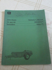 John Deere 34 & 40 Manure