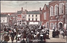 Tavistock Goose Fair - Devon. Early 1900s Unposted Postcard