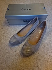 GABOR Low Wedge Suede Shoes 5