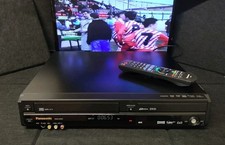 Panasonic DMR-EZ49V DVD & VHS Player, Recorder With Remote, Manual & PSU TESTED 