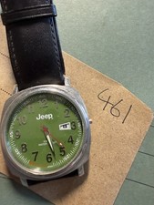 Jeep Green Dial Date Watch