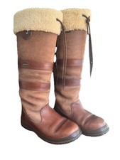 DUBARRY GALWAY KILTERNAN FLEECE LINED GORETEX LEATHER BOOTS Size UK 4.5 EU 37.5