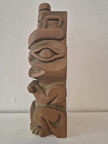 Wilson carved yellow cedar - carved,