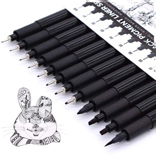 Art pens fineliner ink - art, of