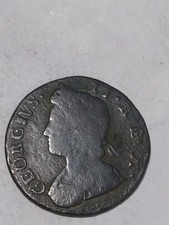 1735 Great Britain Halfpenny