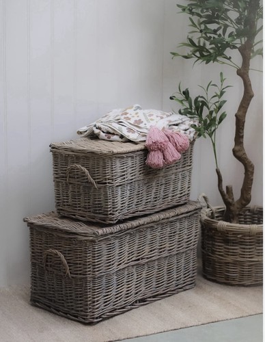 Set grey wicker - set, 2