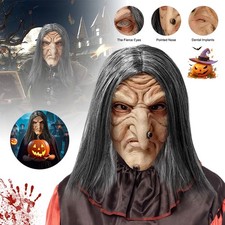 Halloween Witch Mask Scary