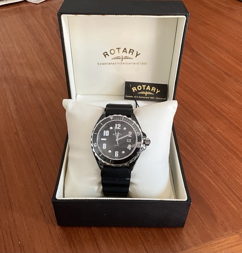 Rotary watch black ceramic - rotary,