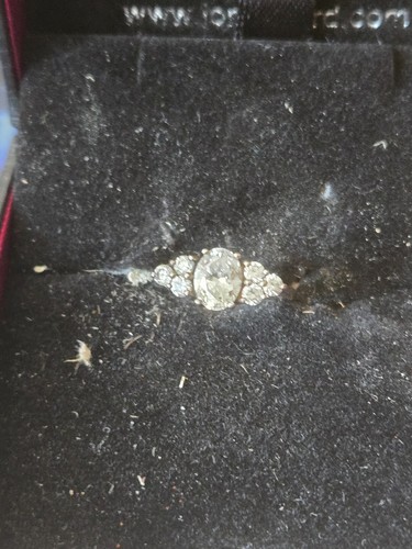 Seven stone diamonique - , ring