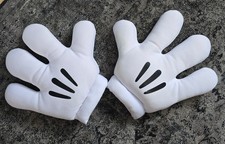 Disney Parks Mickey Mouse Plush Hands Gloves Costume Dress Up