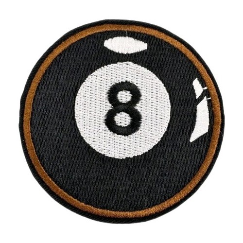 Iron patch - iron, (8-ball)