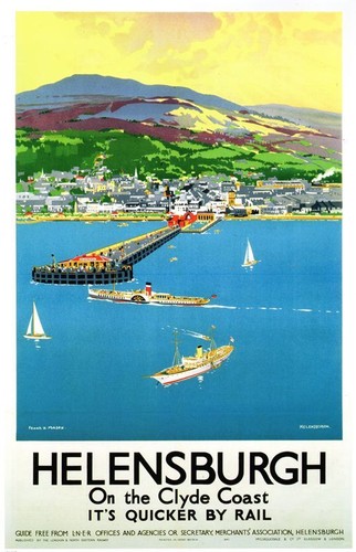 Vintage lner helensburgh - vintage,