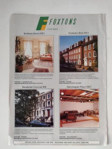Vintage original foxtons - vintage, original: