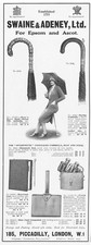 SWAINE & ADENEY Accessories for Epsom & Ascot - Vintage Advertisement 1931