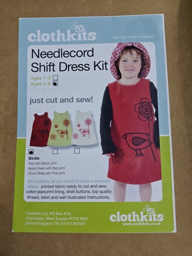 Clothkits needlecord shift - clothkits,